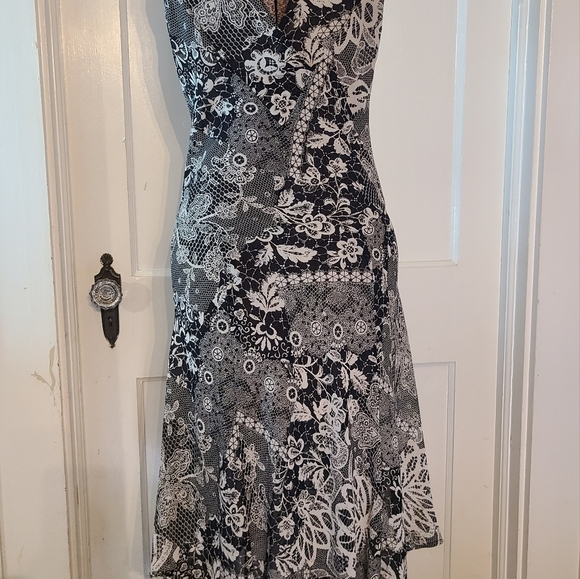 90s Bias cut dress by Lapis size Small - Picture 2 of 5